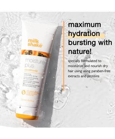 milk_shake Moisture Plus Conditioner 8.4 Fl Oz - Hydrating Hair Treatment - Buy Online on GoSupps.com