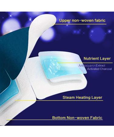 Warming Eye Masque - SPA Warm Sleep Eye Masque - Heating Pads for Soothe Dry Eyes Hot Sleep Eye Masque Relief Eye Fatigue - Buy Online on GoSupps.com