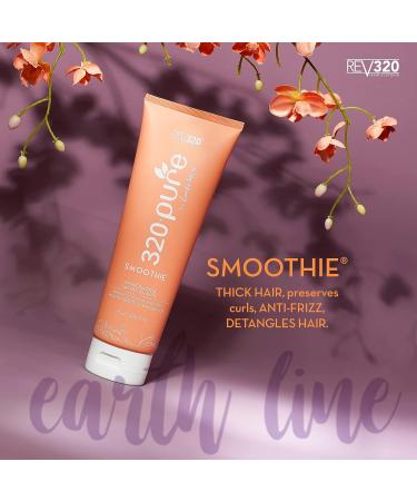 Rev320 320 PURE SMOOTHIE Leave-In Conditioner - 100% Pure Extracts - Frizz Control, Lock in Moisture (8oz) - Buy Online on GoSupps.com