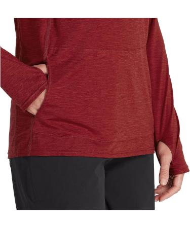 NRS Women's Silkweight Vesi Hoodie - Vino (Small) | Lightweight and Stylish - Buy Online on GoSupps.com