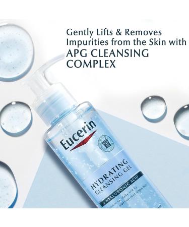 Eucerin DermatoClean Refreshing Cleansing Gel 200ml - Gentle Face Wash for All Skin Types | International Shipping Available - Buy Online on GoSupps.com