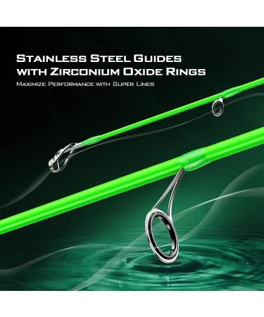 KastKing Zephyr Spin Fishing Rod - IM6 Graphite, Zirconium Guides, EVA Handles - 6'0, Mod Fast, Ultra-Light Power - Buy Online on GoSupps.com