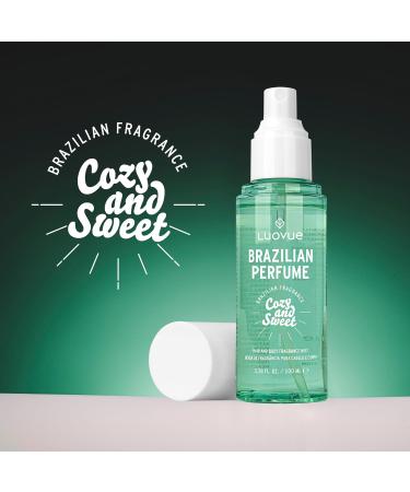 Brazilian Perfume for Women: Long Lasting Brazilian Fragrance - contains vanilla chocolate salt and sandalwood - Natural Sweet and Comfortable Hair and Body Fragrance 3.4fl Oz (100 ml) - Buy Online on GoSupps.com