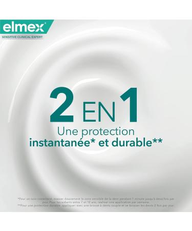  ELMEX ELMEX - Sensitive Instant Care Toothpaste with Fluoride long-lasting protection for sensitive teeth works in just 1 minute clinically proven 75 ml tube - Buy Online on GoSupps.com