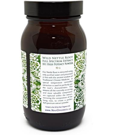 Nettle Root Powder Extract | Full Spectrum Extract | Harvested Wild (90g) - Buy Online on GoSupps.com