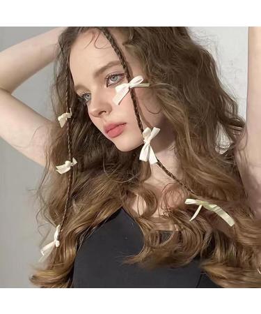 Muloo 6pieces Mini Bowknot Shape Hairpins Hot Girls Ribbon Bowknot Hair Clip Makeup Hair Clip for Woman Ponytail Hair Clip Beige - Buy Online on GoSupps.com