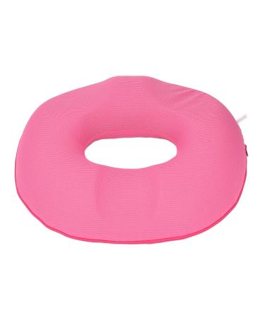 Donut Pillow Cushion Memory Foam Donut Pillow Hemmoroid Cushion Strong Support for Postpartum for Daily Use (Rose Red 3U Women)