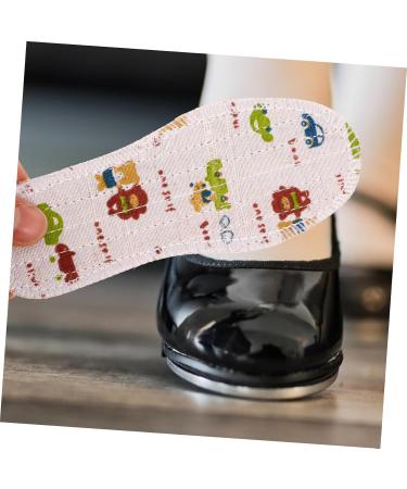 Children's Shoe Inserts - 3 Pairs Cushioned Insoles for Heels | Comfortable & Durable Shoe Pads | Spring & Summer Cloth Insoles for Kids - Buy Online on GoSupps.com