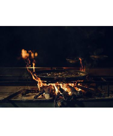 El Paeller Wood-Fired Paella Kit from Valencia, Spain | Includes Cooking Base & Rice | Makes 3 Servings | Seafood Paella - Buy Online on GoSupps.com