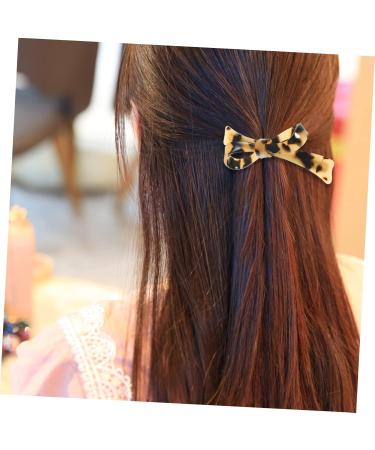 FRCOLOR Hairpin Acetate Hair Barrettes Tortoise Shell Hair Barrette Ponytail Holder Barrettes Automatic Hair Clip Hair Automatic Clasps Hair Grips Metal South Korea Dense Miss - Buy Online on GoSupps.com