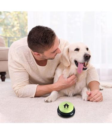 Duffire Dog Buttons for Communication and Training 4Pack Recordable Dog Buttons Pet Command Buzzer with 25 Stickers 30 Second Record Einfach - Buy Online on GoSupps.com