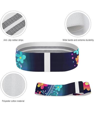Shop Resistance Bands with Flower Pattern | Elastic Fitness Leg Bands for Effective Workouts - Buy Online on GoSupps.com