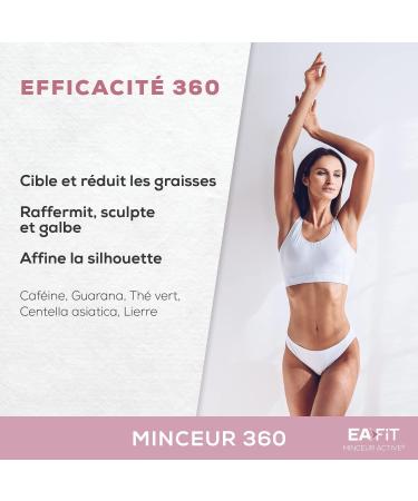 Eafit Minceur - SLIMMING GEL 360 - SLIMMING GEL - Guarana - Green tea - Menthol - Reduces fat - Firms Refines the silhouette - Fresh and Toning effect - Stomach - Hips - Thighs - 200 ml - Buy Online on GoSupps.com