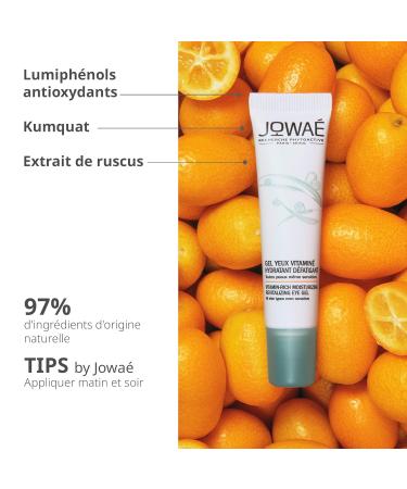 JOWA Eye Gel with Vitaminate - Hydrating & Soothing for All Skin Types | 97% Natural Ingredients | 15ml - Buy Online on GoSupps.com