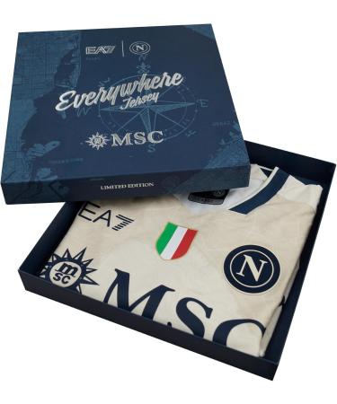 Buy SSC Napoli Unisex Everywhere Jersey - Limited Edition 2023/2024 Official Ivory XXL T-Shirt | International Shipping Available - Buy Online on GoSupps.com