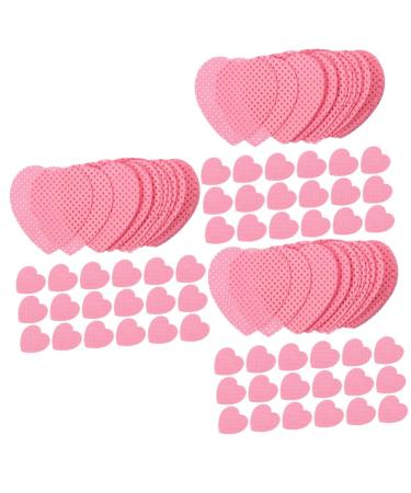 minkissy 600 Sheets Eyelash Cleaning Pads Nail Dip Powder Remover Nail Polish Remover Heart Shaped Nail Wipes Cotton Nail Wipes Eyelashes Remover for Extensions Eyelash Gel Nail Cotton Pads
