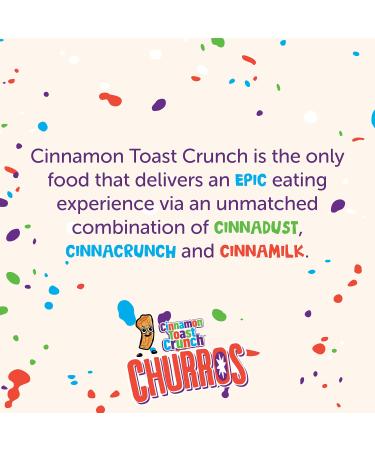 Churros Cinnamon Toast Crunch 19.3 oz Family Size Breakfast Cereal Box - Crispy Cinnamon Flavored Cereal - Buy Online on GoSupps.com