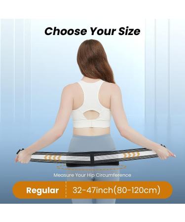Slueat Sacroiliac SI Joint Hip Belt for Women - Adjustable Support for Hip Pain, Lower Back, Pelvic & Sciatica Relief (Hip Size 32-47) - Buy Online on GoSupps.com
