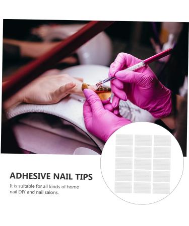 DOITOOL 15sheets Nail Jelly Glue Nail Art Supply Sweatproof Nail Glue Clear Nail Tabs Glue Stickers Fake Nail Glue Professional Fake Nails Glue Manicure Glue Nail Piece Pink Invisible - Buy Online on GoSupps.com
