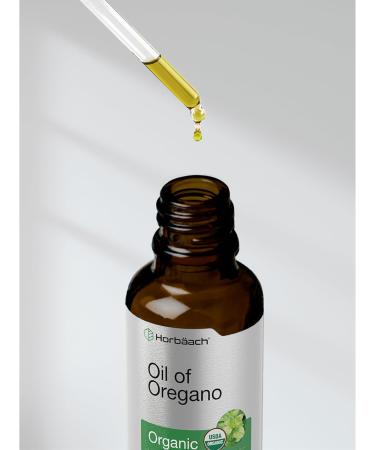 Horbaach Organic Oregano Oil Drops 4 fl oz | Vegan Liquid Extract | Non-GMO & Gluten Free Supplement - Buy Online on GoSupps.com