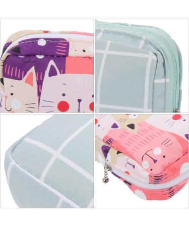 Healeved 4-Piece Women's Storage Bags - Cotton Period & Tampon Pouches for Travel & School - Buy Online on GoSupps.com