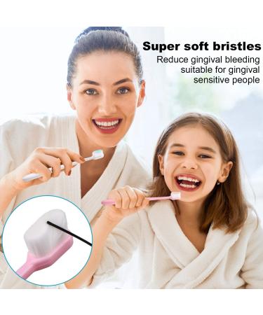 8-Piece Extra Soft Toothbrush Set for Adults | Micro Nano Silk Bristle for Sensitive Teeth | Flat & Wavy Heads for Optimal Oral Care - Buy Online on GoSupps.com