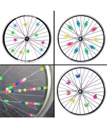 170pc Bike Wheel Spokes - Decorative Bicycle Spoke Beads Clips for Kids Bike - Decoration Accessories - Buy Online on GoSupps.com