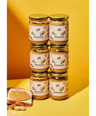 KoRo - Salted Caramel Peanut Puree 500g - Sweet-Salty Flavour - Rich in Fiber - Smooth