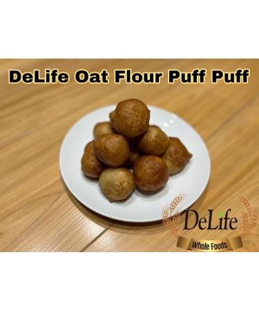 DeLife Oat Flour 1kg | Natural Whole Grain Oats - Buy Online on GoSupps.com