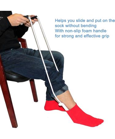 Professional Sock Aid for Elderly | Kcabrtet Sock Helper Tool - Easy Stocking Pusher & Pulling Aid Device - Buy Online on GoSupps.com