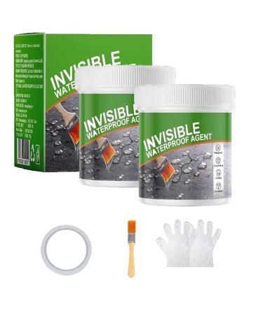 INHLUGLK BatefulHousehold Invisible Waterproof Agent Coating Invisible WaterproofSealant Waterproof Anti-Leakage Agent Indoor and Outdoor Liquid Waterproof Paint Adhesive (300ML 2PCS)