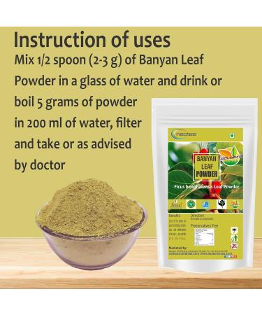 YANG Banyan Leaf Barh Alai Ficus Bengalensis Powder 500 G - Buy Online on GoSupps.com