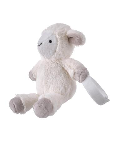 Little Love by NoJo Lamb Plush Pacifier Buddy - White and Taupe - Buy Online on GoSupps.com