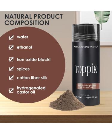 Buy Medium Brown Hair Scatter for Full Dense Look | Hair Compression Solution 27.5g - Buy Online on GoSupps.com