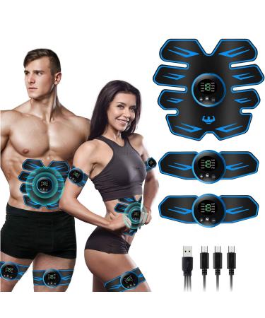 AILEDA EMS training device abdominal muscle trainer muscle stimulator abdominal trainer ABS training device Professional