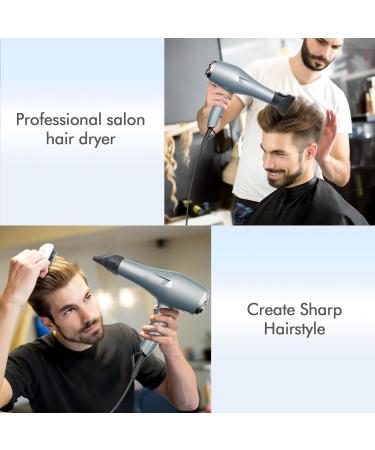 FaszinCare Professional Hair Dryer with Ion Diffuser and Comb - 2 Speeds, 3 Heat Settings (Blue) - Buy Online on GoSupps.com