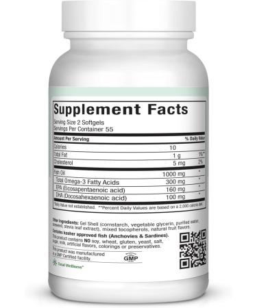 Maxi Health Omega Yums 1000 - Kid Friendly - Fruity Burst Flavor - 110 Softgel Capsules - Kosher Fruit Flavor 1000 110 Count (Pack of 1) - Buy Online on GoSupps.com