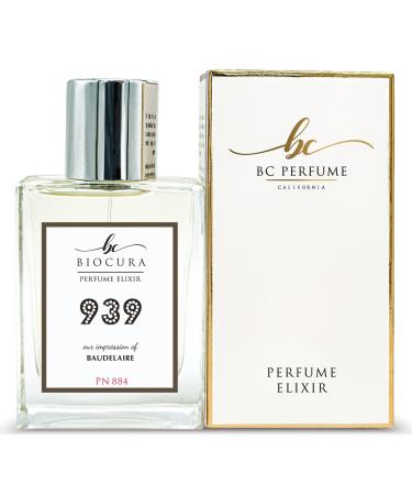 BC Perfume 939 Inspired by Baudelaire For Men Fragrance Dupes Eau de Parfum Bottle 1.7 Fl Oz/50ml