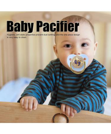 Buy Soft Touch Silicone Baby Pacifier | Antistatic & Stylish | Newborn to 18 Months - Blue - Buy Online on GoSupps.com