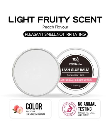 Permania Eyelash Lifting Glue - White Peach & Grape 20g | Brow & Lash Adhesive for Stunning Eye Looks - Buy Online on GoSupps.com