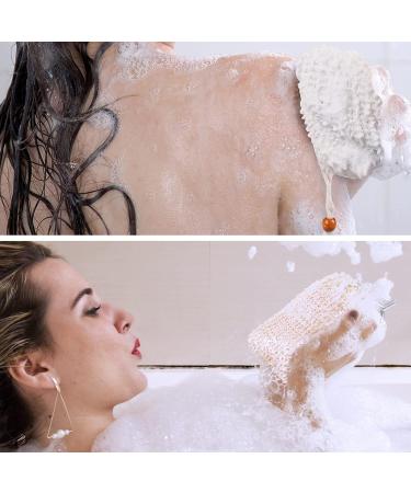 NICEMOVIC 40 Pack Exfoliating Sisal Fiber Soap Bags - Bath and Shower Soap Pouches - Buy Online on GoSupps.com