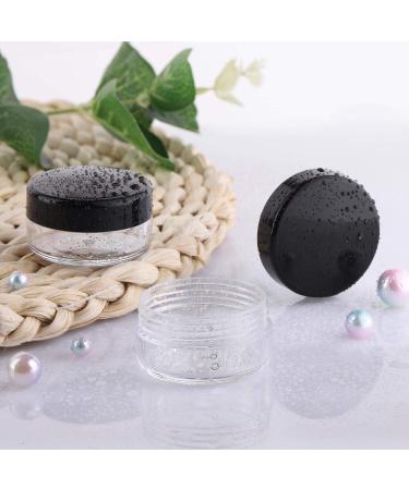 100 Count 10g Small Round Sample Cosmetic Jars with Lids | Makeup Containers for Lip Scrub | Leak Proof | Includes 10Pcs Mask Spatula - Multi Color - Buy Online on GoSupps.com