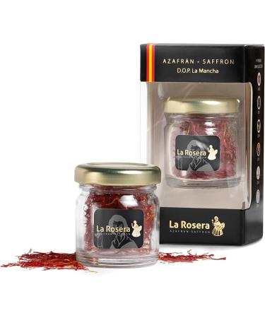 Spanish Premium Organic Saffron - D.O.P. Azafran de la Mancha - 1g Glass - 100% Pure Saffron Grade A+ - Buy Online on GoSupps.com