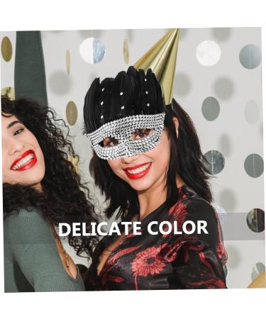 Beaupretty Decor Masquerade Mask Unique Mask Cosplay Mask for Adults Half Mask Creative Mask Party Accessory Rhinestone Mask for Party Carnival Mask Prop Halloween Rhinestones Party Supplies - Buy Online on GoSupps.com