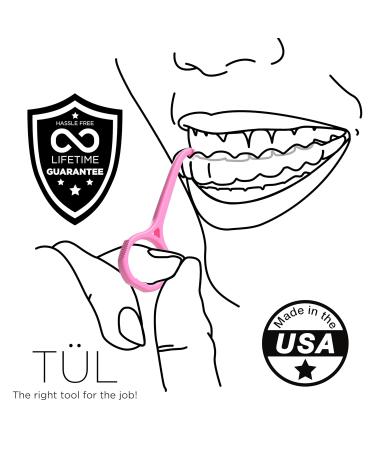 T L Invisalign Remover Tool - USA Made | Lifetime Replacements | Ortho Recommended Aligner & Retainer Remover | Pink 2 Pack | Top Accessories for Invisalign - Buy Online on GoSupps.com
