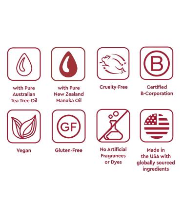 Desert Essence Manuka & Tea Tree Oil Blend - 4 fl oz | Gluten-Free, Vegan, Cruelty-Free | Soothing, Irritation-Reducing Formula for Sensitive and Blemish-Prone Skin - Buy Online on GoSupps.com