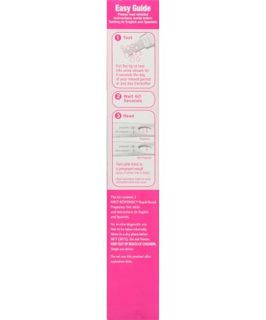 First Response Rapid Result Pregnancy Test - Fast & Accurate Home Testing Kit - Buy Online on GoSupps.com