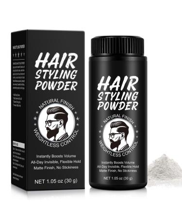 Poudre de coiffure de cheveux poudre de texture volumetrice pour hommes et femmes coiffure naturelle mate - anti-collant - 24 heures pour tous les types de cheveux