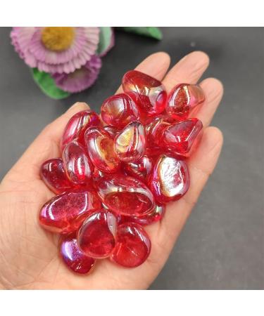 Natural Crystal Rough 100g Bulk Red Electroplated Natural Clear Quartz Crystal Tumbled Stones s Home Decor Gift 20-30mm (Color : Orange Clear Tumbled Size : 100g Bulk) 100g Bulk Orange Clear Tumbled - Buy Online on GoSupps.com