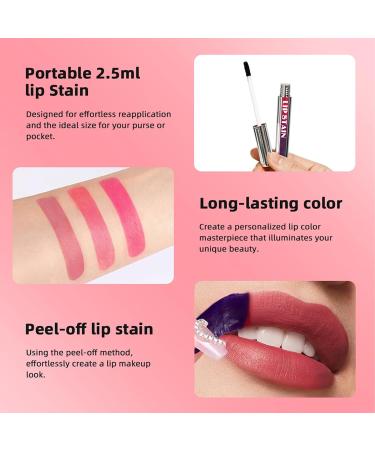 3PCS Crayon L vres Peel Off Tattoo Lip Liner peel Off Tattoo Lip Liner Crayon l vres Marron Mat peel off Hautement Pigment A 1 unit (Lot de 3) - Buy Online on GoSupps.com